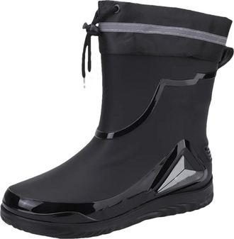 Generic Mens Rubber Shoes, Non-Slip Wear-Resistant Waterproof