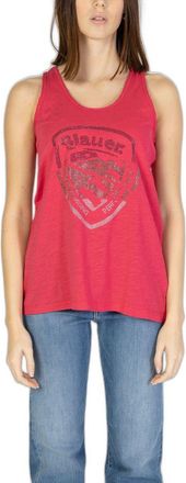 Blauer Roze Katoenen Tanktops