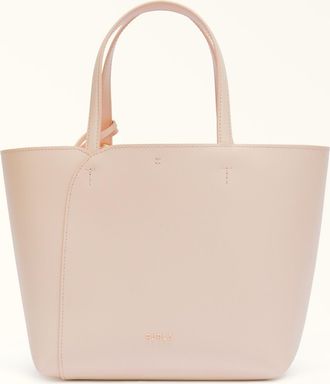 Furla Miadiva Tote S Azalea Pink Sidney Calf Leather Woman