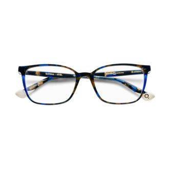 Etnia Barcelona Bayona Rectangular Tortoiseshell and Blue Acetate Eyeglasses