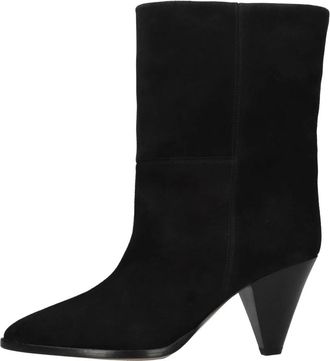 Isabel Marant Suede Slouchy - Dames - Cowboylaarzen - Zwart - 37 EU - Su&egrave;de - Schoenen