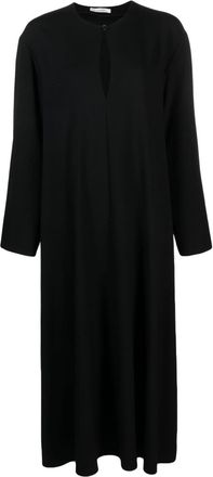 The Row round-neck wool dress - women - Wool - M - Black