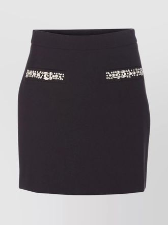 Liu Jo high waist mini skirt crystals