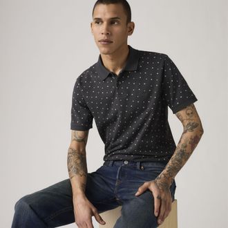 Levi's Slim Housemark Polo Shirt - Mens - 2XL - Black