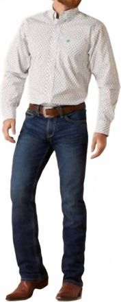 Ariat Boone Fitted Shirt In White
