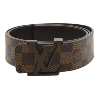 Louis Vuitton Pre-owned Belts, male, Brown, Size: ONE SIZE Pre-owned Standard Belt