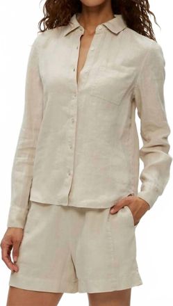 Michael Stars Spencer Button Down Shirt In Wind Chime