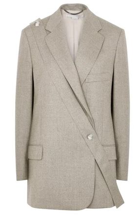 Stella McCartney Grey Rylee Wool Blazer Size S