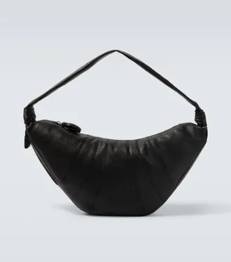 Christophe Lemaire Croissant Large leather shoulder bag