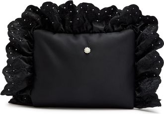 Simone Rocha Simone Rocha Pillowcase Embroidered Padded Clutch - Black - One Size
