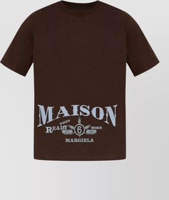 Maison Margiela logo print cotton t-shirt