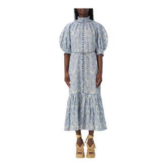 Zimmermann Mujer, Vestidos, Azul, Talla: S