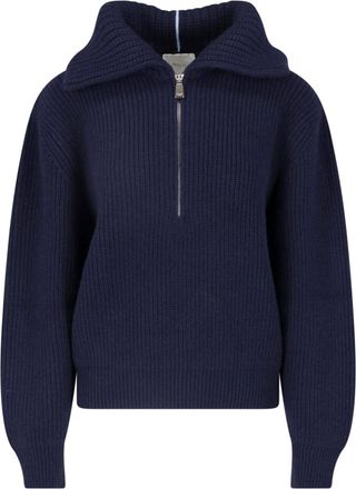 Malo Maglione Zip In Cashmere