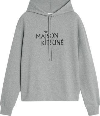 Maison Kitsun&eacute; Grijze Trui voor een Stijlvolle Look - Heren - Hoodies - Grijs - XL - Hoodies & sweatvesten