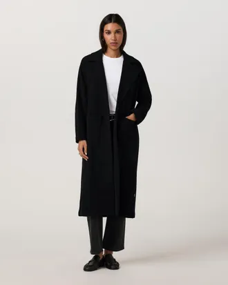 Vuori Clothing Restore Trench Coat | Black | XS, Size Extra Small