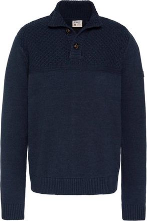Schott NYC Camionneur Sweater - Heren - Coltruien - Blauw - S - Wol - Truien & Vesten