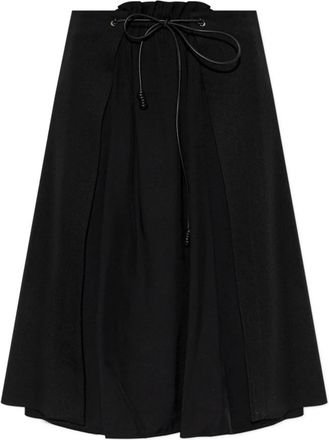 Moncler Rokken, Dames, Zwart, 2Xs, Wol, Wool Skirt