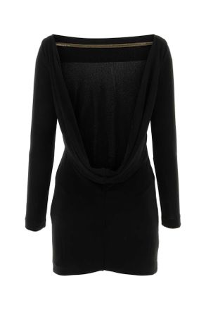 Dsquared2 Womens Black Viscose Mini Dress Exterior: Abiti