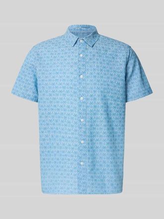 Blend Regular Fit Freizeithemd mit Kentkragen Modell ABAN in Blau, Gr&ouml;&szlig;e XXL