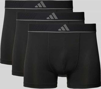 adidas Trunks mit elastischem Label-Bund in Black, Größe XXL