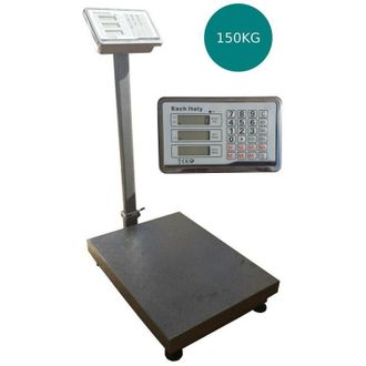 Trade Shop Trade Shop - Bilancia Industriale Da Terra Con Piattaforma Display Digitale Peso 150 Kg