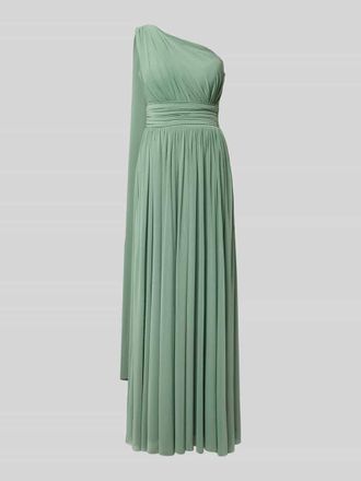 Troyden Collection Maxikleid im One-Shoulder-Look mit Taillenband in Mint, Gr&ouml;&szlig;e 34