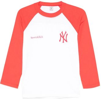 Sporty & Rich Yankees Serif T-shirt