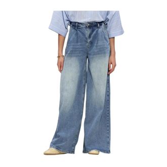 Janice Jeans, Dames, Blauw, W32, Dollar Pantalon