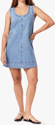 Habitual Micro Studded Mini Dress In Blue Bell