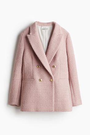 H&M Blazer aus Strukturstoff - Pink