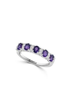 Effy Amethyst & White Sapphire Ring in White Sapphire/Amethyst at Nordstrom Rack, Size 7