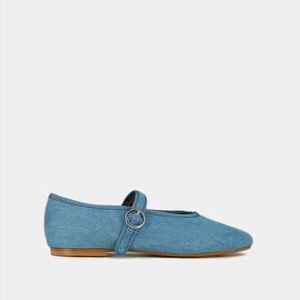 Jonak Denim ballerinas Deesse, gemaakt in Europa