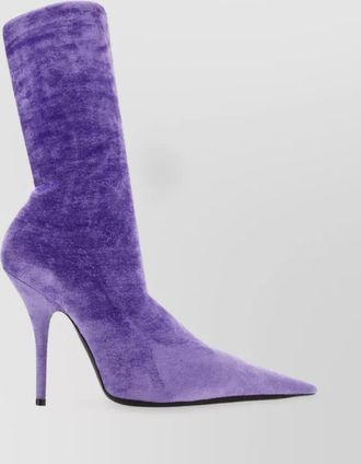 Balenciaga velvet sock ankle boots