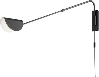 Maytoni Applique Da Parete Moderno Mollis Metallo Nero 1 Luce G9 7W