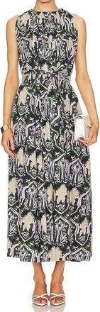 Cleobella Becca Ankle Dress In Casablanca Print