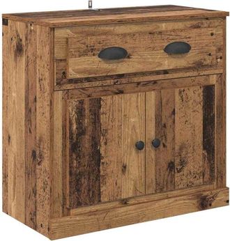 vidaXL Highboard Old Wood 70 x 35.5 x 67.5 cm Engineered Wood vidaXL