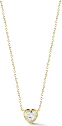 Glaze Jewelry Heart Cut Cubic Zirconia Pendant Necklace in Gold at Nordstrom Rack