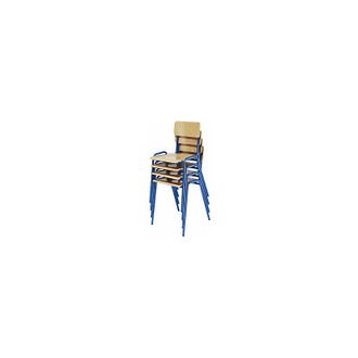 EKO V-part - Silla Apilable Madera Contrachapada De Haya Ue 4 Unid