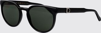 Ferragamo Occhiali da sole cat-eye in acetato con logo Gancini e lenti scure