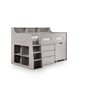 Julian Bowen Jupiter Single Bed Midsleeper Grey Oak - Julian Bowen | TJ Hughes
