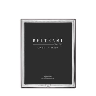 BELTRAMI Portafoto Fiocco foto 10x15 cm Beltrami con argento Miro Silver