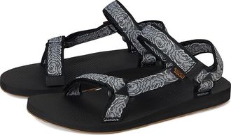 Teva Original Universal Mens Sandals Archive Top Black/Grey : 12 D - Medium, Synthetic/Textile