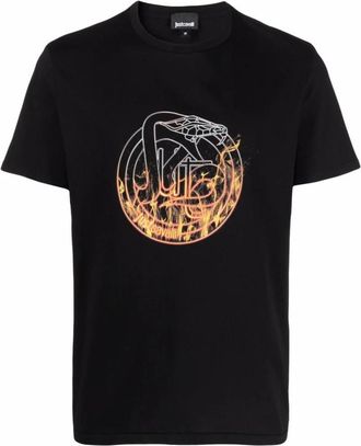 Just Cavalli 900 T-shirt - Heren - T-shirts - Zwart - XL - Tops