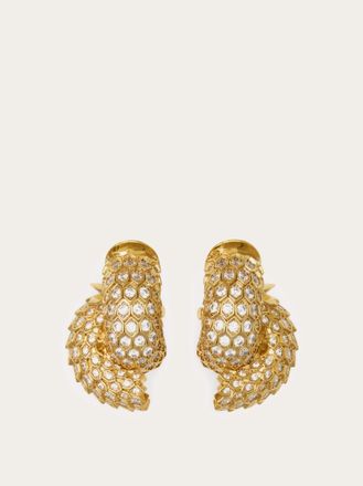 Ferragamo Women Sculptural earrings Gold