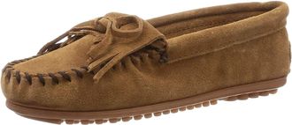 Minnetonka Kilty Suede Moc 402, Women Mocassins, Brown (Brown), 7 UK (40 EU)