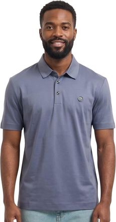 HUGO BOSS Blue Shirt Collar Polos