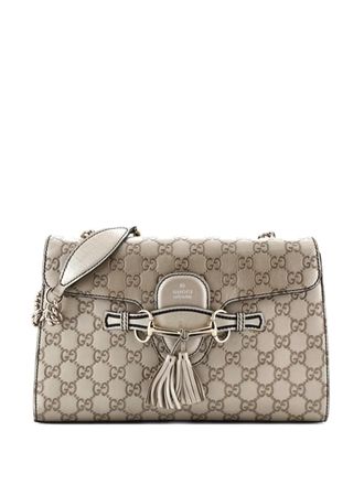 Gucci Emily Chain Flap Bag Guccissima Leather Medium shoulder bag - Oro