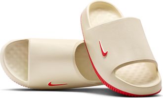 Nike Mens Calm (Ohio State) College Slides in White | IM3257-100