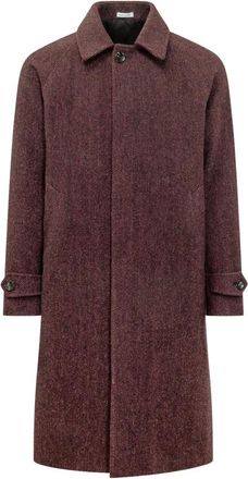 Breras Milano Zagabria C14 Jas - Heren - Mantel - Bruin - XL - Wol - Jassen