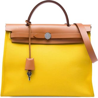 Herm&egrave;s Pre-owned Hermes Toile Herbag Zip 31 Satchel Ladies LTSCG2LWKECZL408